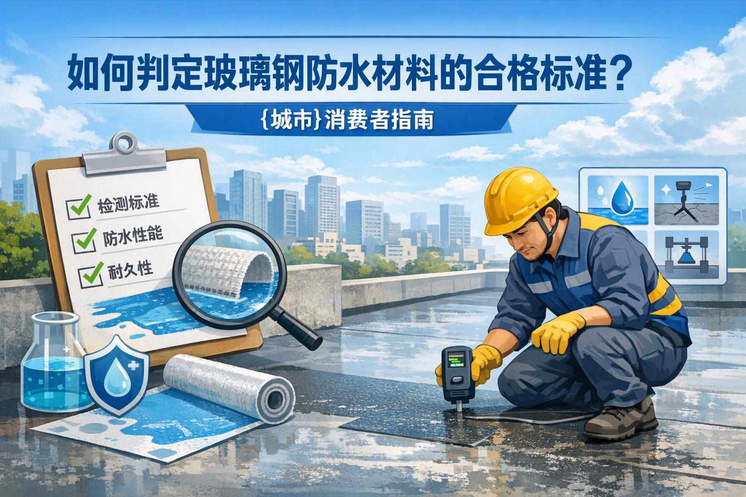 如何判定玻璃钢防水材料的合格标准？ 三门峡 消费者指南