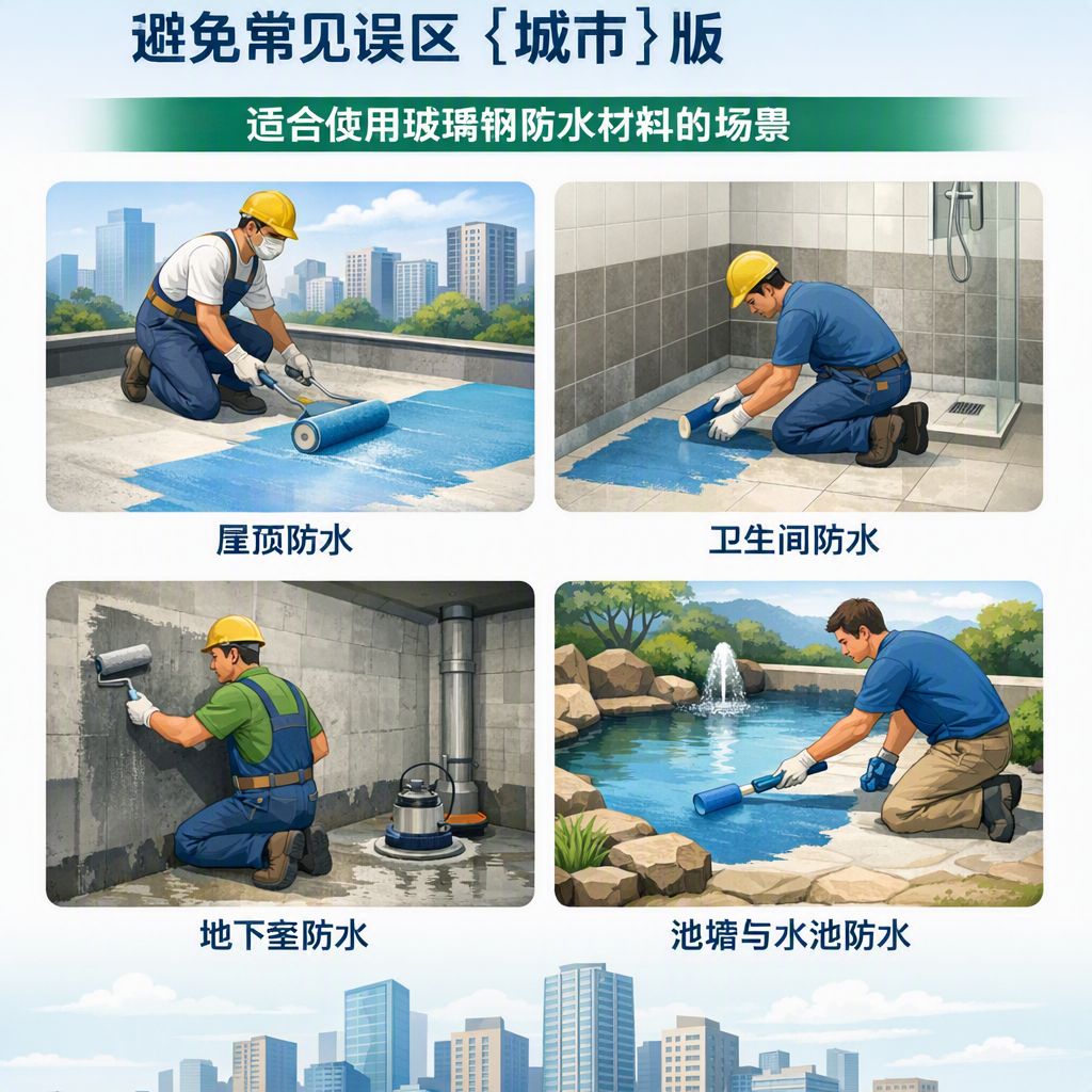 玻璃钢防水材料施工注意事项，避免常见误区 三门峡 版