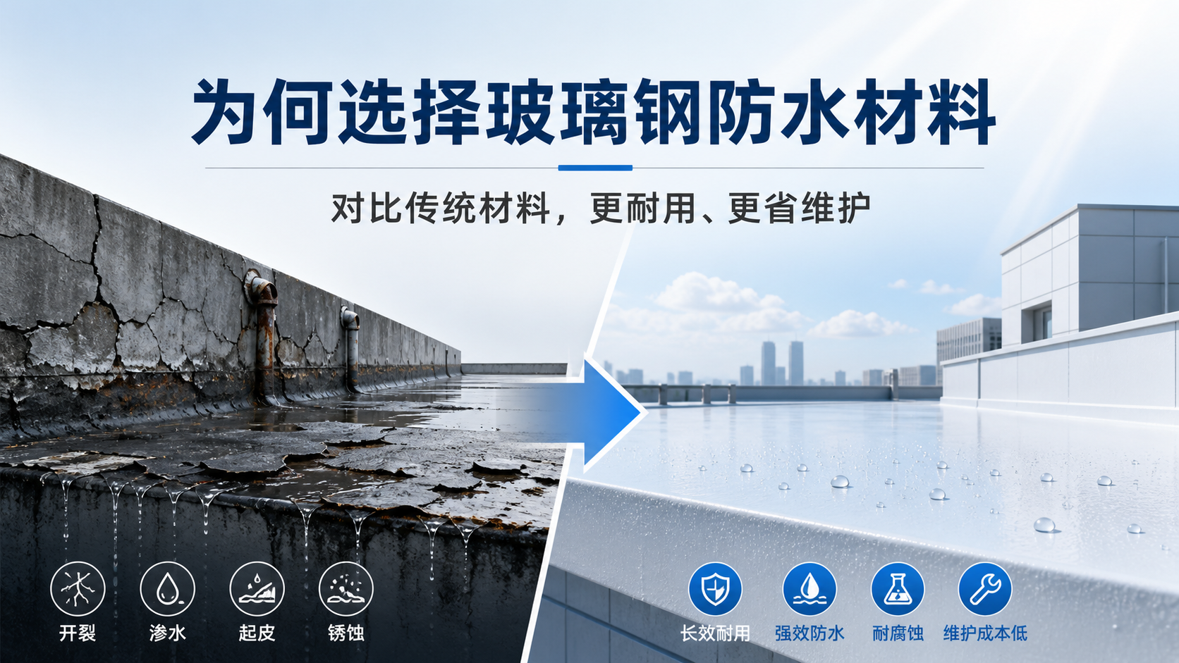 在三门峡，为何选择玻璃钢防水材料而非传统材料