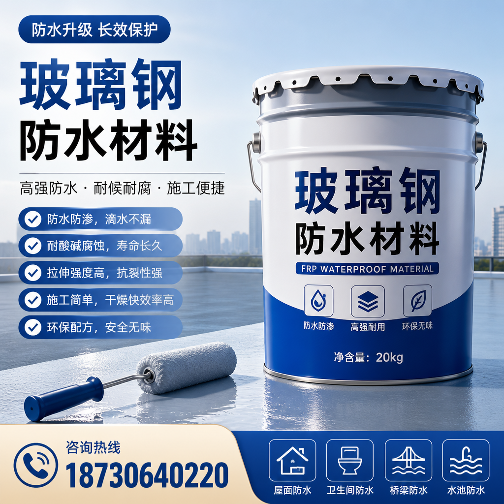 专家解析：玻璃钢防水材料的市场前景分析在 三门峡